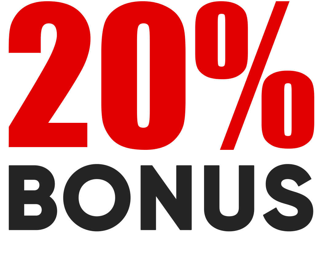 20% Bonus